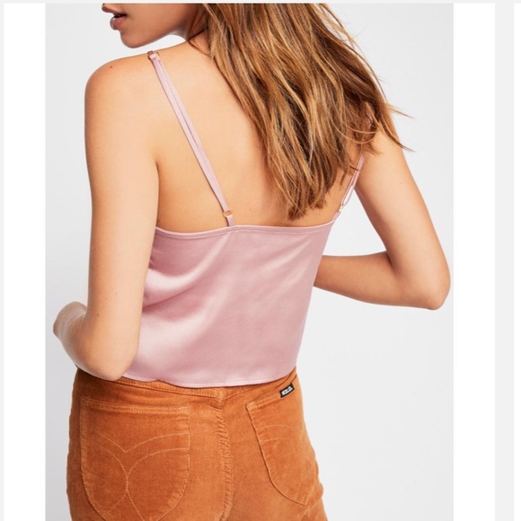 Free People Shine Tie Front Cami - Picture 2 of 4